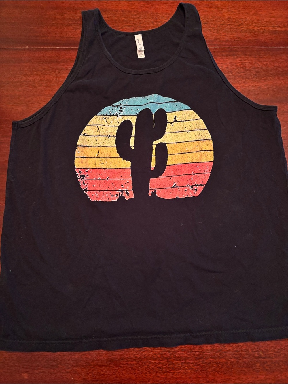 Bella Canvas Tank XL Women’s Desert Cactus Black 100% cotton